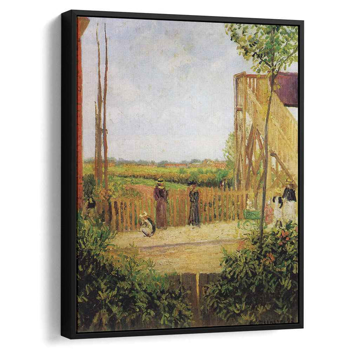 The railroad bridge at Bedford Park 1 by Camille Pissarro