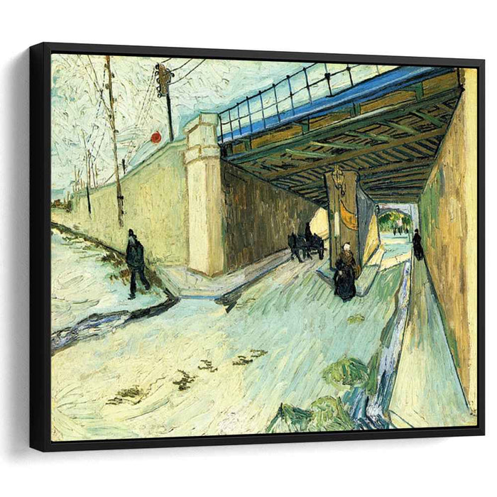 The Railway Bridge over Avenue Montmajour (1888) by Vincent van Gogh