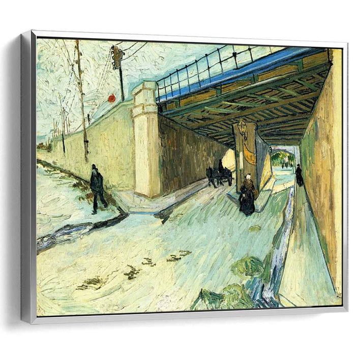 The Railway Bridge over Avenue Montmajour (1888) by Vincent van Gogh