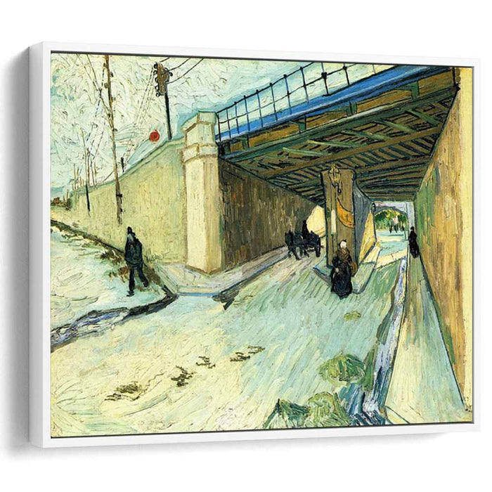 The Railway Bridge over Avenue Montmajour (1888) by Vincent van Gogh