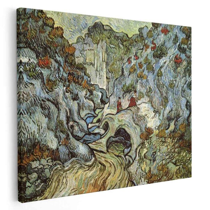 The ravine of the Peyroulets (1889) by Vincent van Gogh