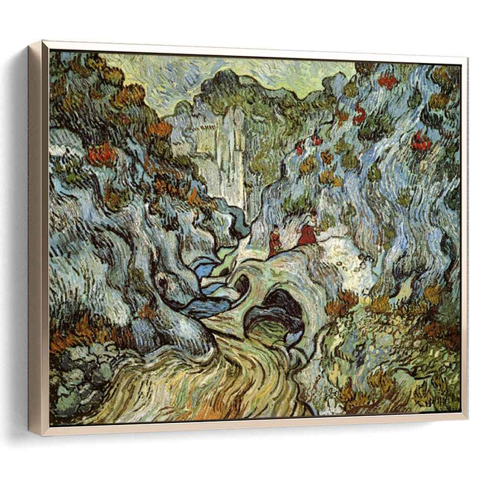 The ravine of the Peyroulets (1889) by Vincent van Gogh