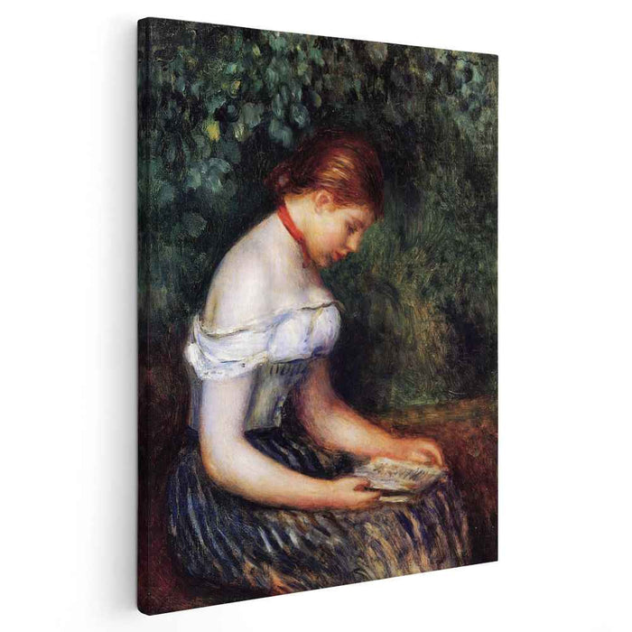 The Reader (Seated Young Woman) (1887) by Pierre-Auguste Renoir