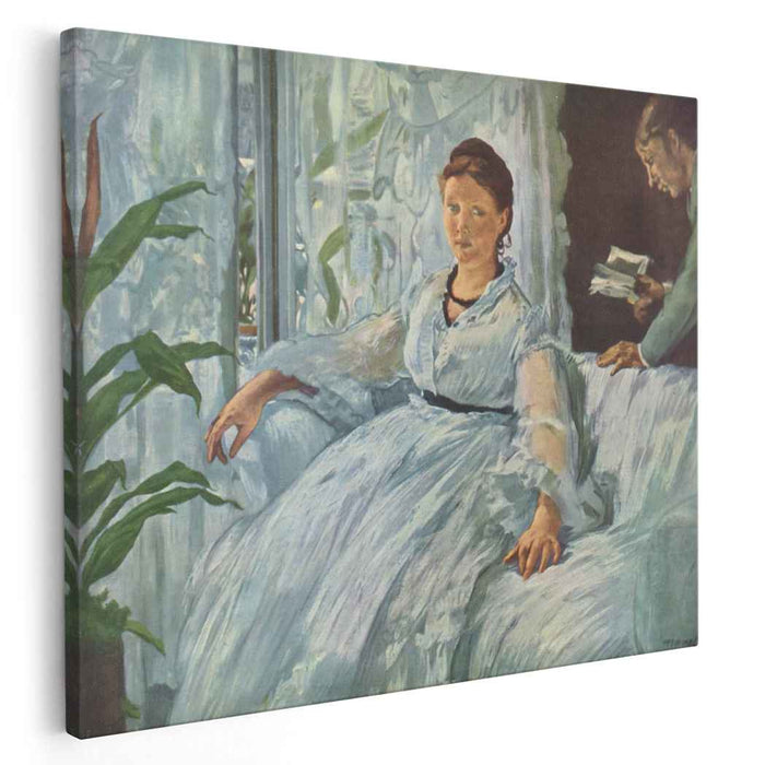 The reading (1869) by Edouard Manet