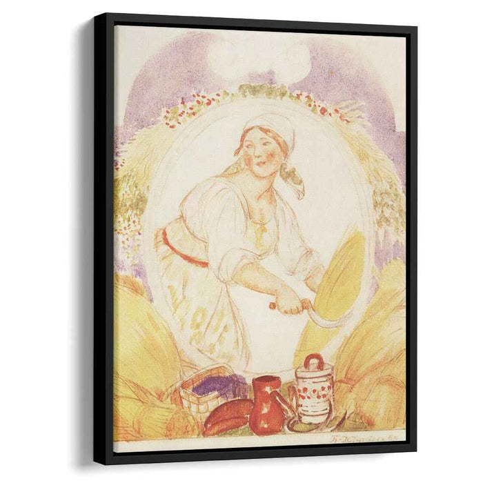 The Reaper, study for the decoration of the Ruzheinaya (Rifle) Square in Petrograd by Boris Kustodiev