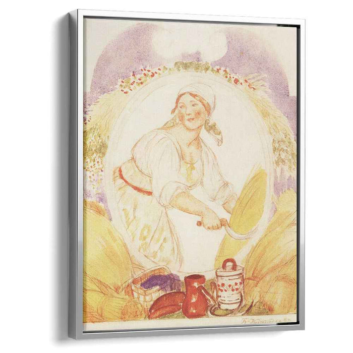 The Reaper, study for the decoration of the Ruzheinaya (Rifle) Square in Petrograd by Boris Kustodiev