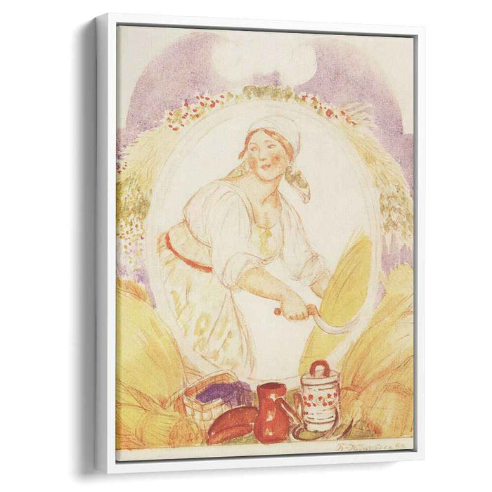 The Reaper, study for the decoration of the Ruzheinaya (Rifle) Square in Petrograd by Boris Kustodiev