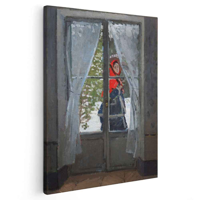 The Red Cape (Madame Monet) (1870) by Claude Monet