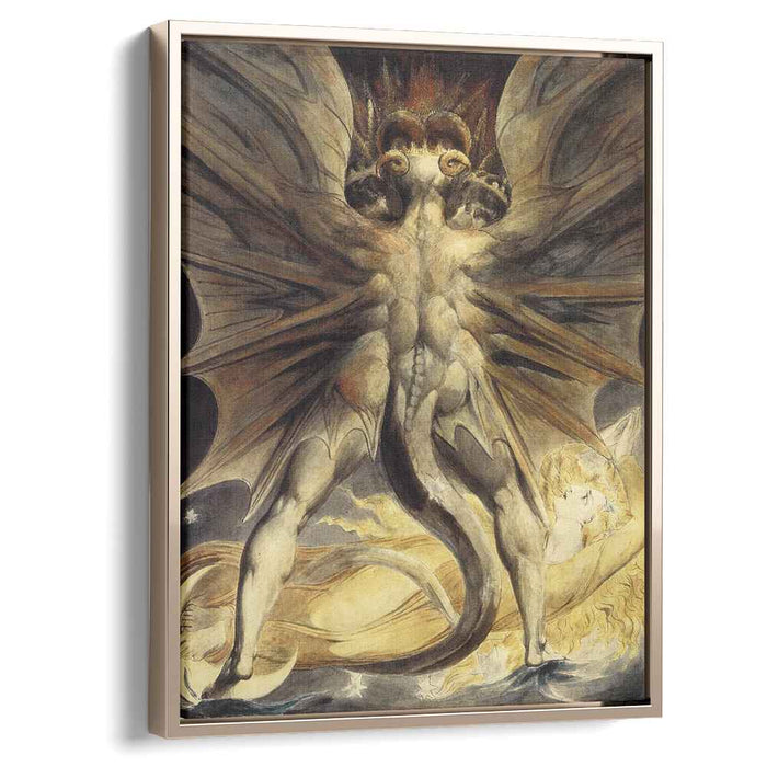 The Red Dragon and the Woman Clothed with the Sun (1805) by William Blake