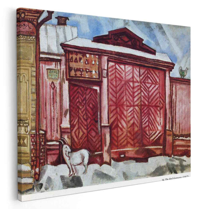 The red gateway (1917) by Marc Chagall