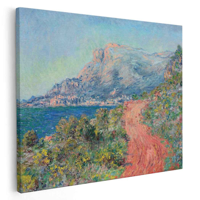 The Red Road near Menton (1884) by Claude Monet