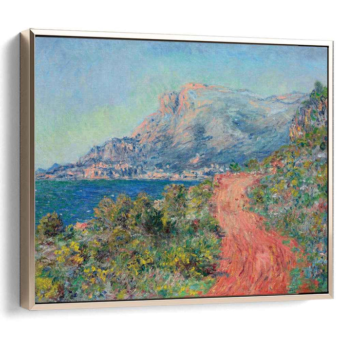 The Red Road near Menton (1884) by Claude Monet
