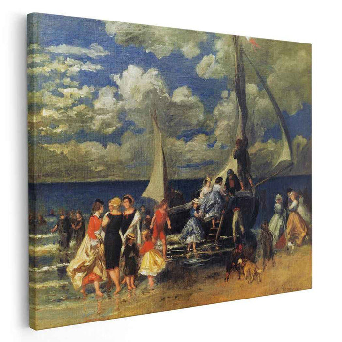 The Return of the Boating Party (1862) by Pierre-Auguste Renoir