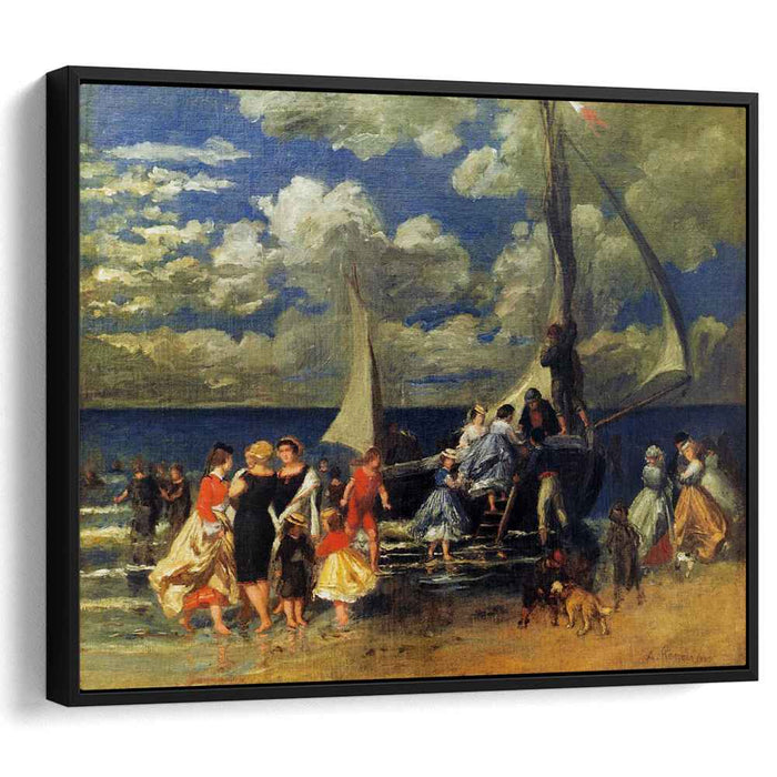 The Return of the Boating Party (1862) by Pierre-Auguste Renoir
