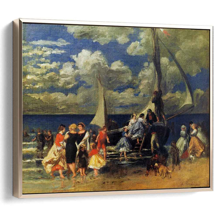 The Return of the Boating Party (1862) by Pierre-Auguste Renoir
