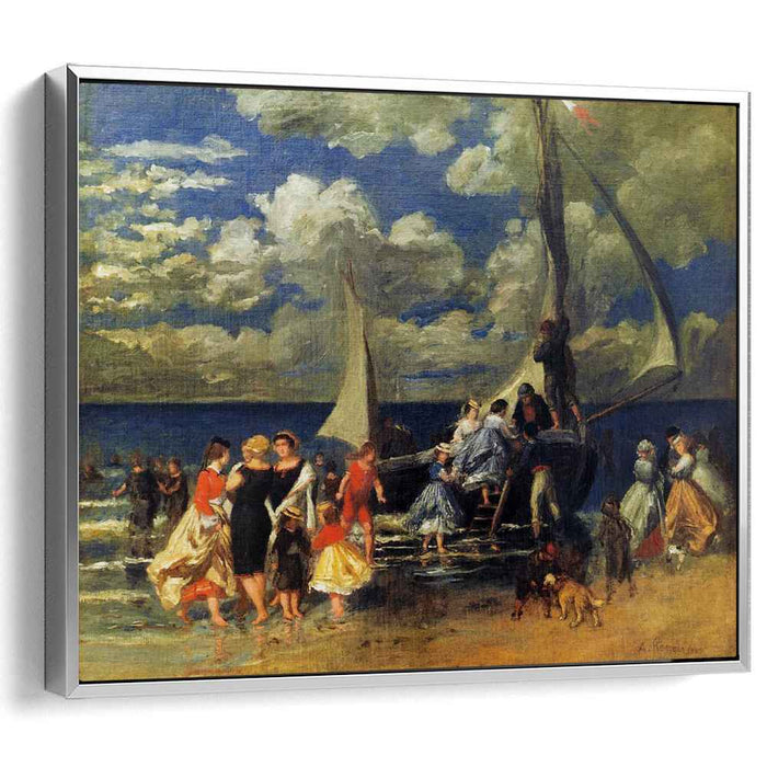 The Return of the Boating Party (1862) by Pierre-Auguste Renoir