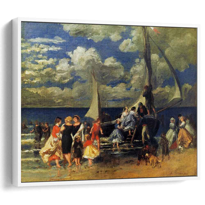 The Return of the Boating Party (1862) by Pierre-Auguste Renoir