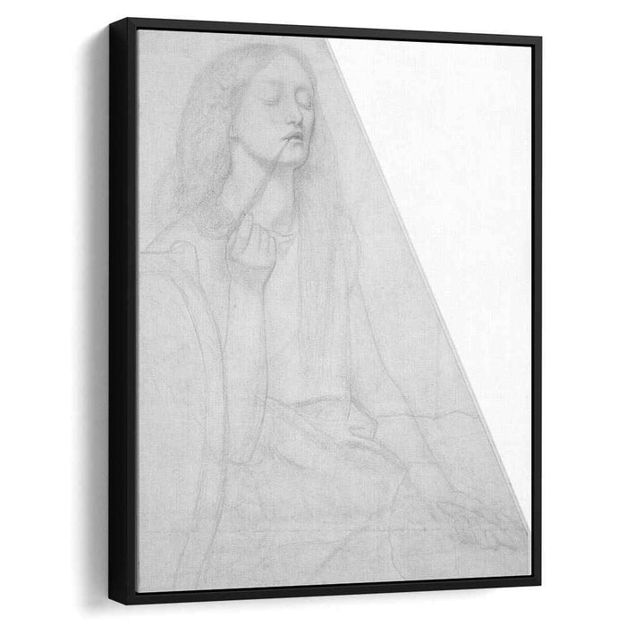 The Return of Tibullus to Delia study for Delia (1853) by Dante Gabriel Rossetti