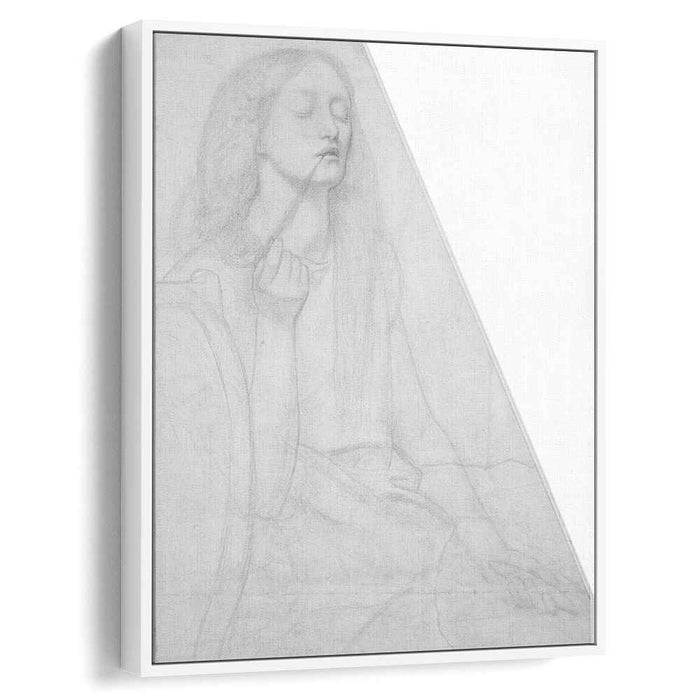 The Return of Tibullus to Delia study for Delia (1853) by Dante Gabriel Rossetti