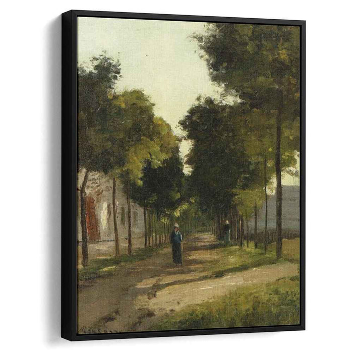 The road (1870) by Camille Pissarro