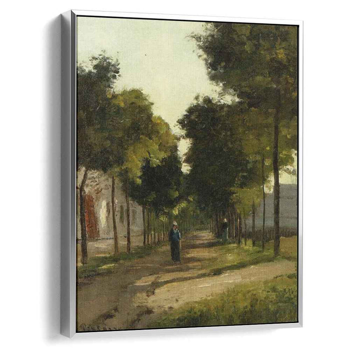 The road (1870) by Camille Pissarro