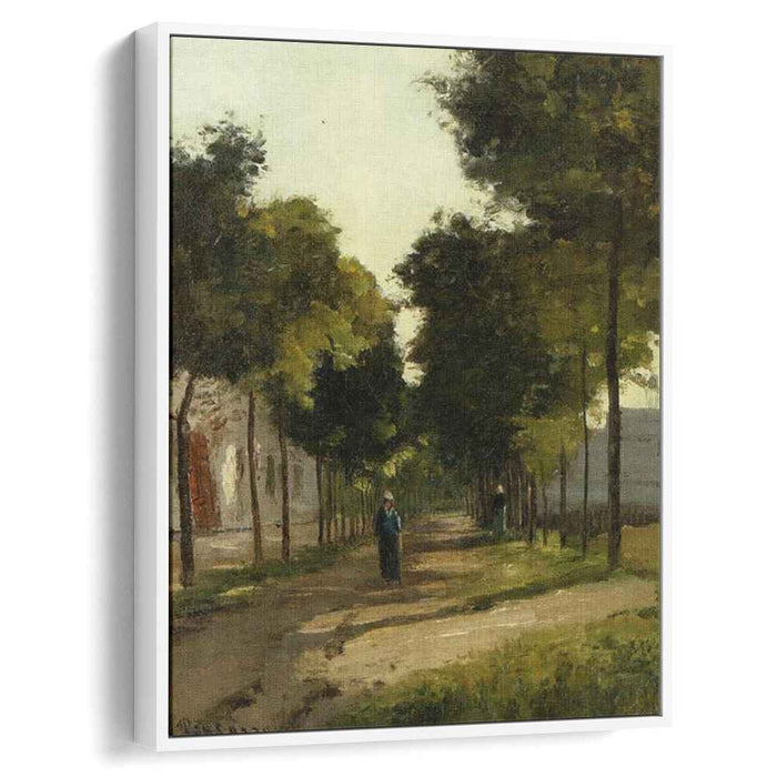 The road (1870) by Camille Pissarro