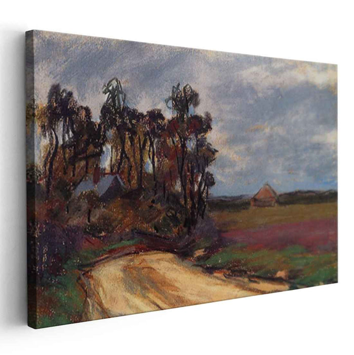 The Road and the House (1885) by Claude Monet