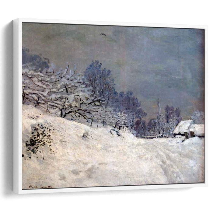 The Road in front of Saint-Simeon Farm in Winter (1867) by Claude Monet