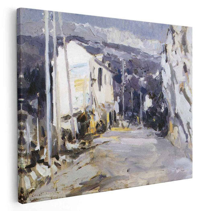 The road in the southern city (1908) by Konstantin Korovin