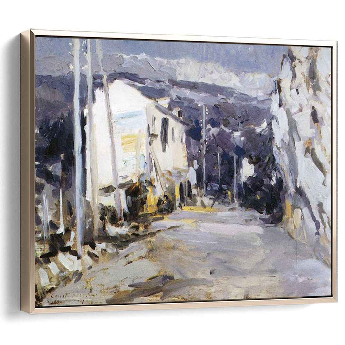 The road in the southern city (1908) by Konstantin Korovin