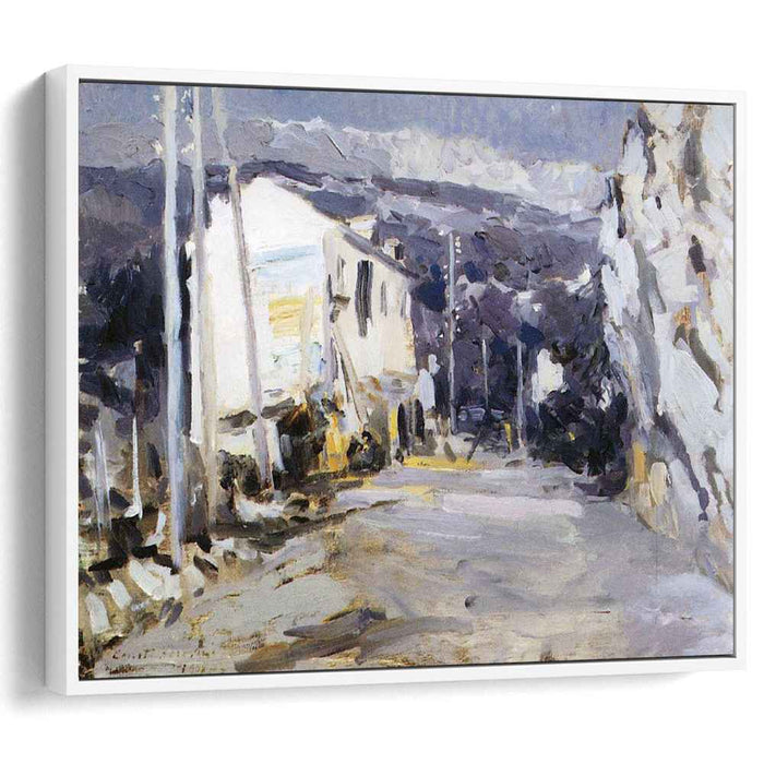 The road in the southern city (1908) by Konstantin Korovin