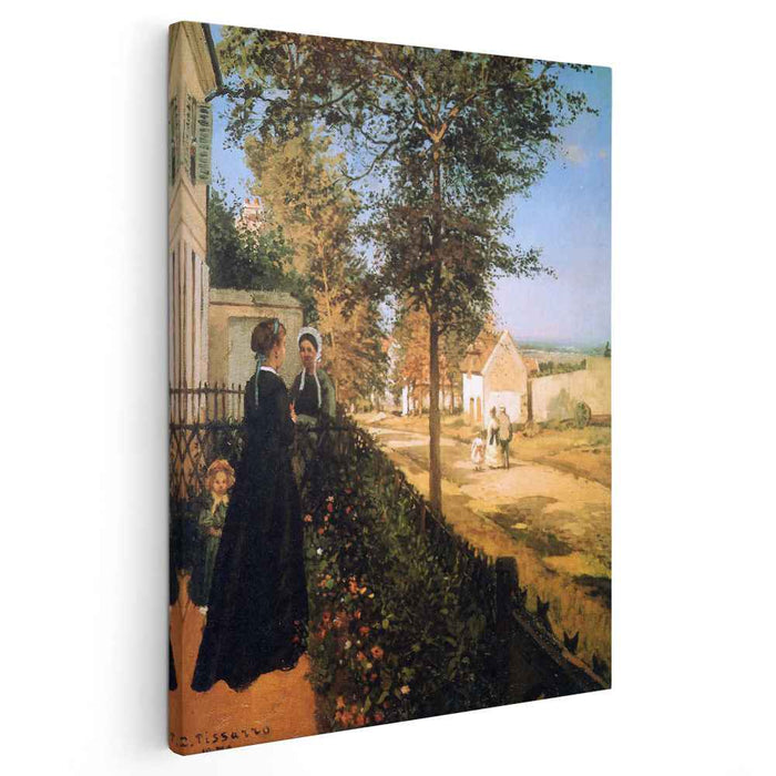 The road of Versailles by Camille Pissarro