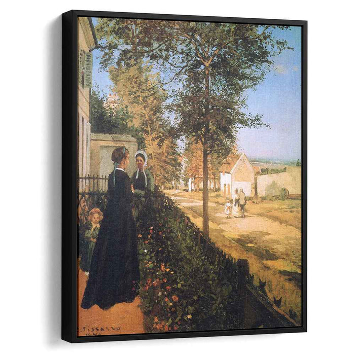 The road of Versailles by Camille Pissarro