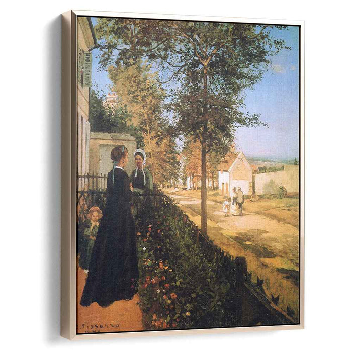 The road of Versailles by Camille Pissarro