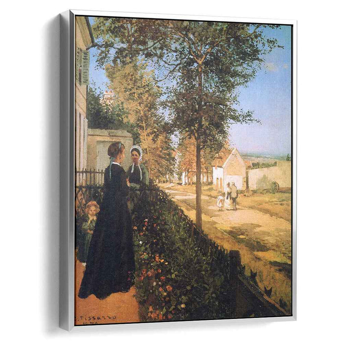 The road of Versailles by Camille Pissarro