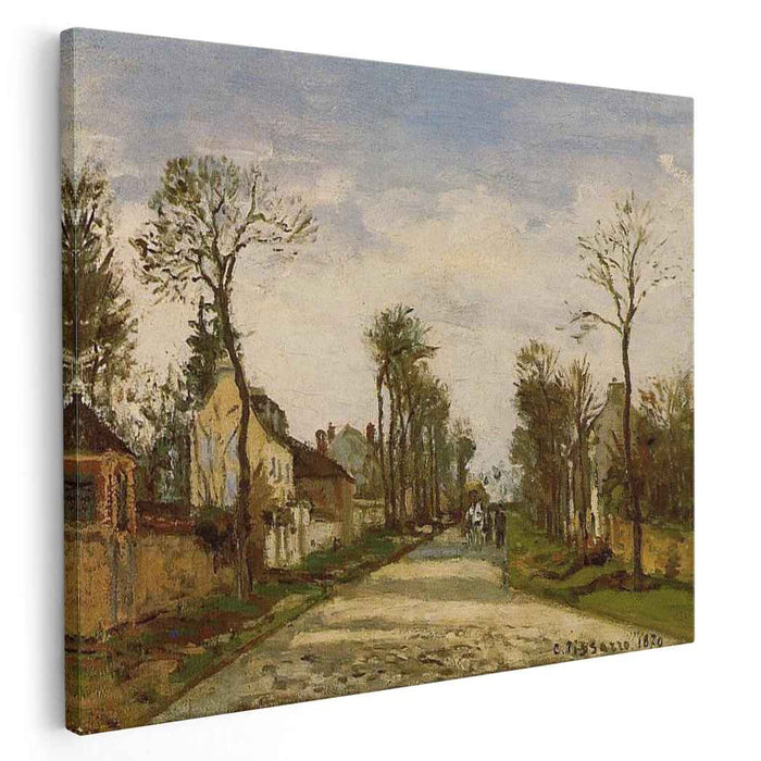 The Road to Versailles at Louveciennes (1870) by Camille Pissarro