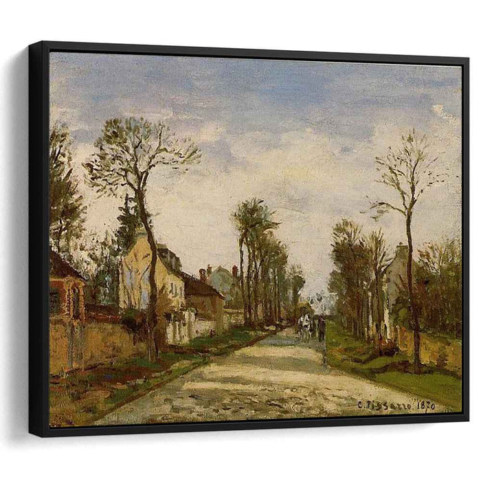 The Road to Versailles at Louveciennes (1870) by Camille Pissarro