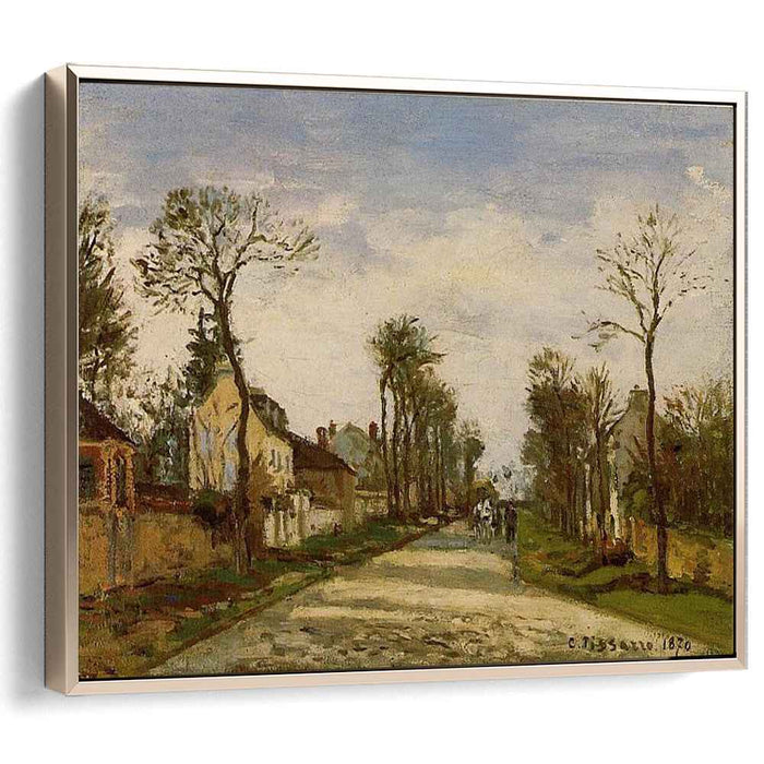 The Road to Versailles at Louveciennes (1870) by Camille Pissarro