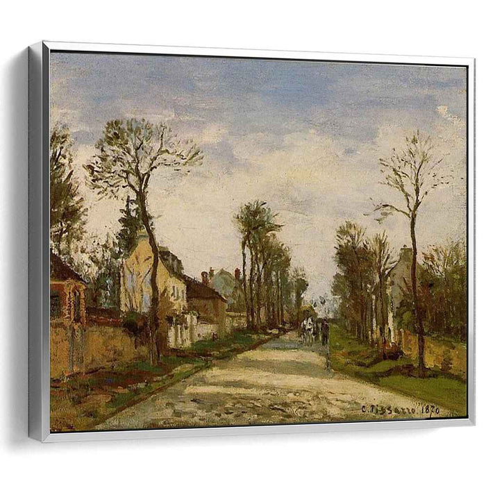 The Road to Versailles at Louveciennes (1870) by Camille Pissarro