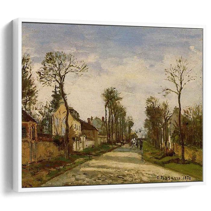 The Road to Versailles at Louveciennes (1870) by Camille Pissarro