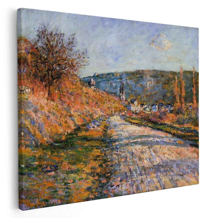 The Road to Vetheuil (1880) by Claude Monet