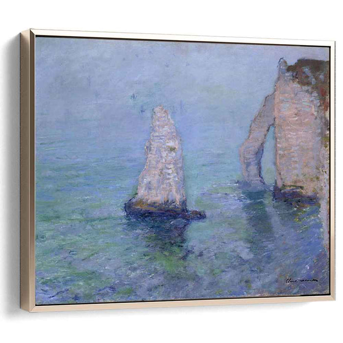 The Rock Needle and Porte d’Aval, Etretat by Claude Monet