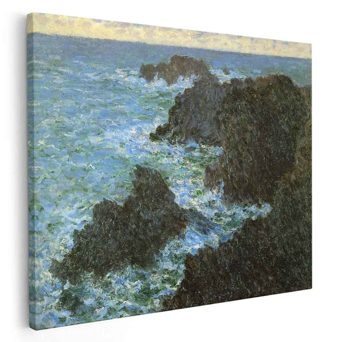 The rocks of Belle-Ile (1886) by Claude Monet