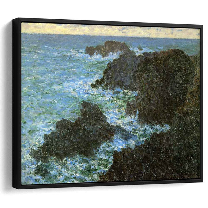 The rocks of Belle-Ile (1886) by Claude Monet