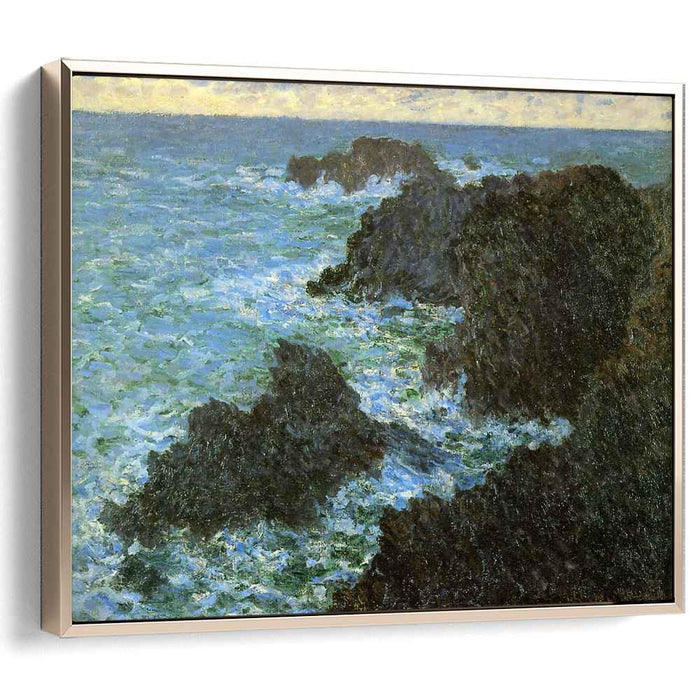 The rocks of Belle-Ile (1886) by Claude Monet