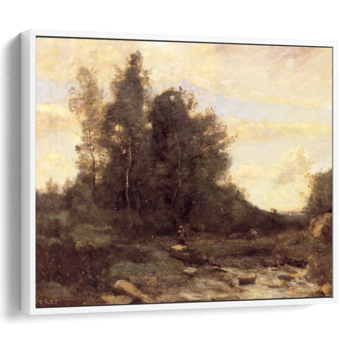 The Rocky Stream (1870) by Camille Corot