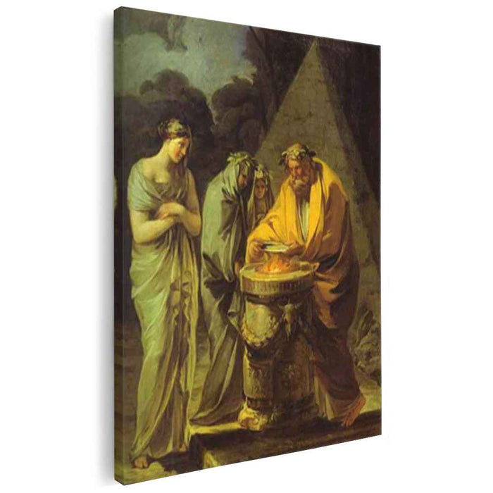 The Sacrifice to Vesta (1771) by Francisco Goya