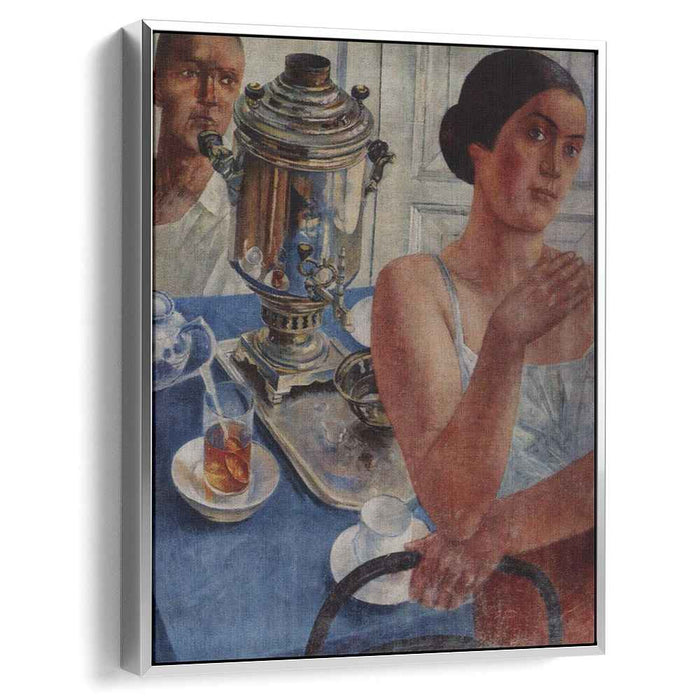 The samovar (1926) by Kuzma Petrov-Vodkin
