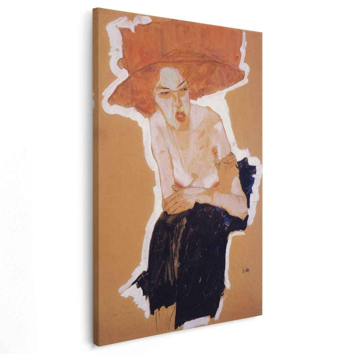 The Scornful Woman (1910) by Egon Schiele