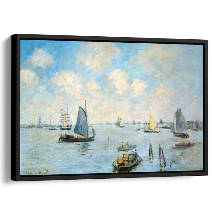 The Sea at Amsterdam (1874) by Claude Monet